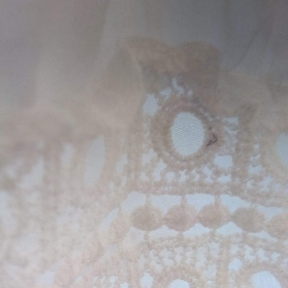 RESTOCKED!! Long White Semi-Sheer Cover Up - Picture 15 of 16